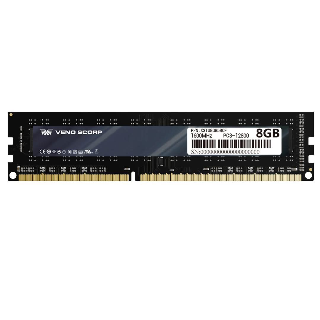 Veno Scorp DDR3 1600MHz Desktop RAM - 8GB / 16GB PC3-12800 DIMM