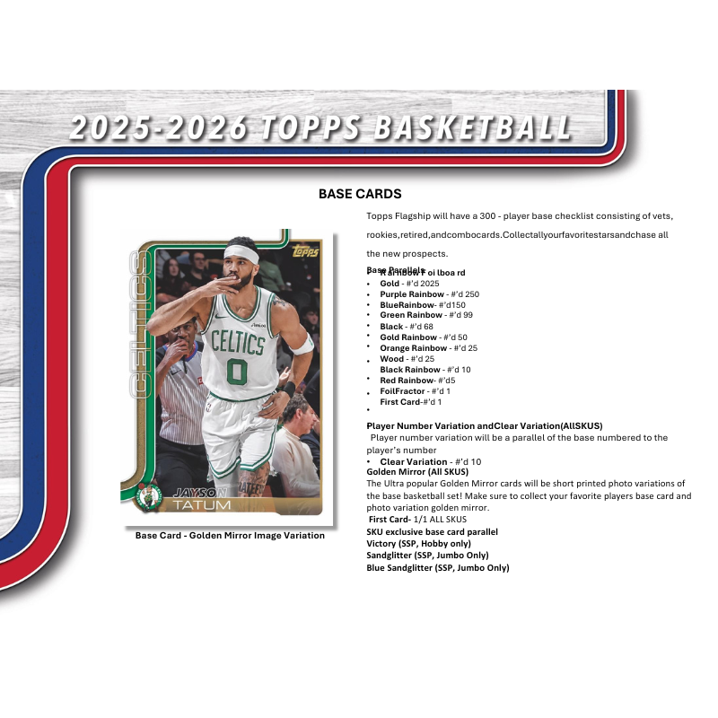 2025/26 Topps Basketball Hobby Box
